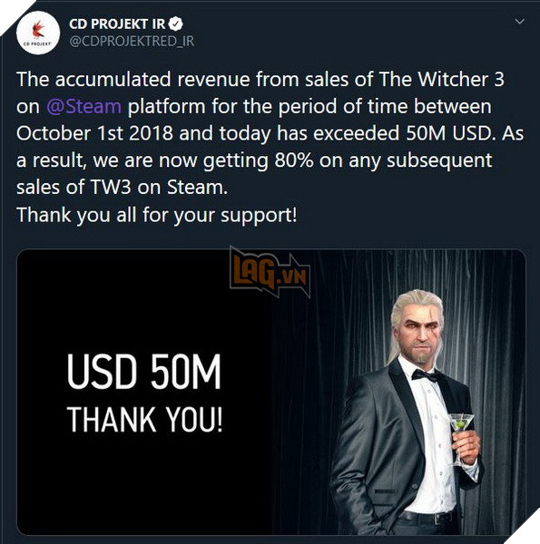 Tiếp nối thành công của series The Witcher trên Netflix, The Witcher 3 cán kỉ lục mới ngay trên Steam 2