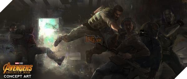Concept Art của Infnity War hé lộ Biệt đội Avengers bí mật tham gia chống ISIS 2