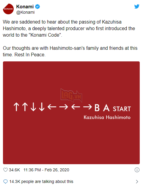 Cha đẻ của dòng mã huyền thoại Contra 30 mạng đã qua đời - Ảnh 1.