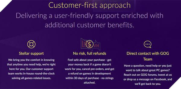 GOG của CD Projekt Red tiếp tục lấy lòng game thủ với chính sách mới