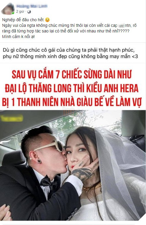 Cộng đồng mạng phẫn nộ vì fanpage có tiếng ở Việt Nam bới móc thiếu văn hóa ngày Kiều Anh Hera lên xe hoa - Ảnh 3.