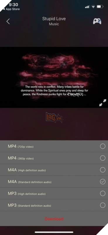 Ứng dụng YoungTunes - nghe nhạc YouTube trên iPhone khi tắt màn hình 4