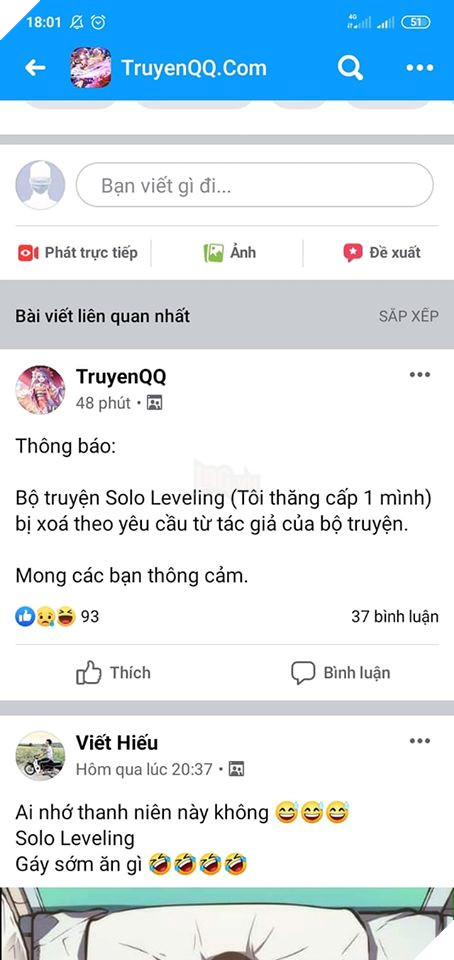 Solo Leveling Chinh Thức Bị Mua Bản Quyền Toan Bộ Cac Trang Dịch Lậu đều Phải