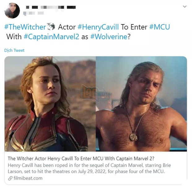 HOT Henry Cavill từ The Witcher trở thành Người Sói Wolverine mới trong Captain Marvel 2? 4