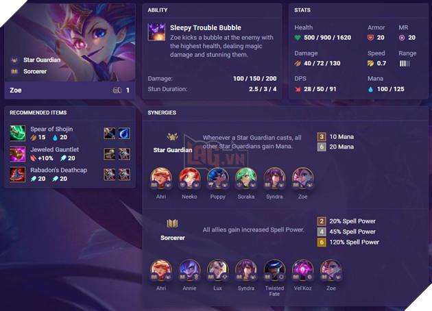 tft set 3 zoe