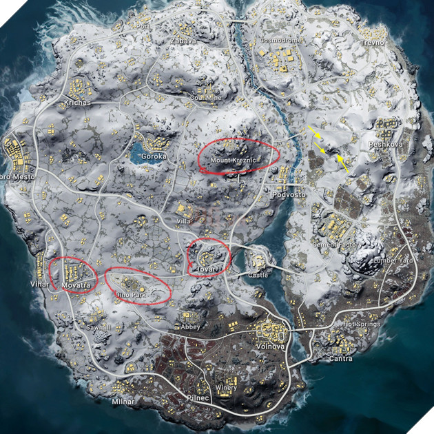 PUBG PC: Những thay đổi chính trong bản đồ Vikendi mới