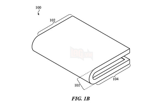 Apple lộ bằng sáng chế mới với chiếc iPhone màn hình gập  2