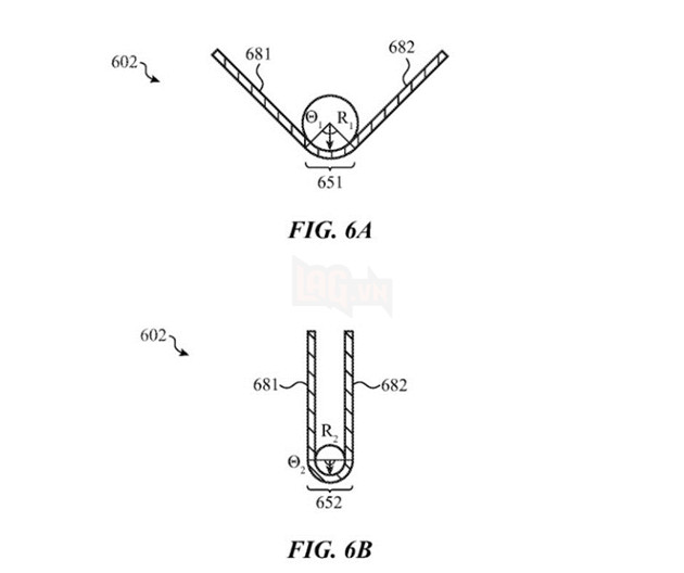 Apple lộ bằng sáng chế mới với chiếc iPhone màn hình gập  3