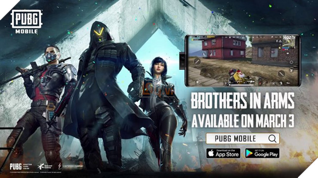 PUBG Mobile: Trải nghiệm nhanh tính năng Brothers In Arm nếu bạn là người mới chơi