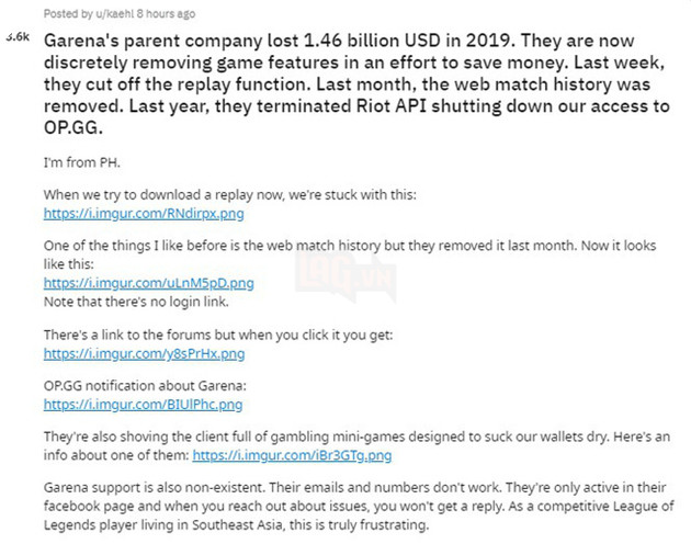 Rộ tin đồn công ty mẹ thua lỗ 1,46 tỉ USD, Garena âm thầm cắt giảm tính năng, ra sự kiện quay thưởng liên tục là để bù vốn? - Ảnh 1.