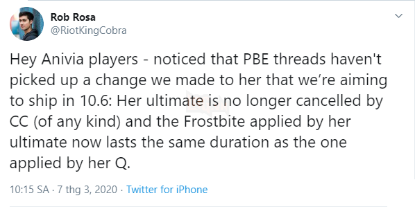 LMHT: Onivia sẽ chính thức được buff ở phiên bản 10.6, hội chơi chim vui mừng khôn xiết 3