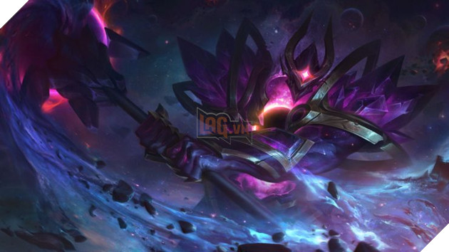 League of Legends Dark Star Mordekaiser skin splash