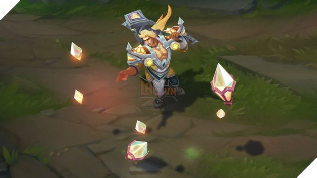 League of Legends Taric Luminshield skin in-game
