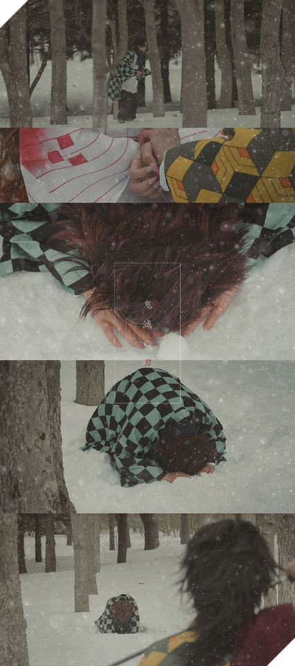 Chiêm ngưỡng khoảng khắc đầu tiên Tanjirou gặp Giyuu trong Kimetsu no Yaiba thông qua bộ cosplay cực xuất sắc 4