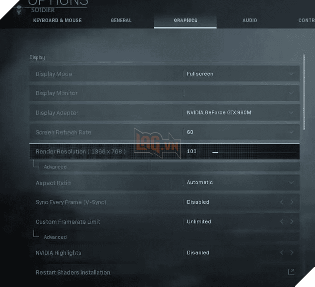 Call of Duty Warzone: Hướng dẫn cách tối ưu Cài đặt để tăng hiệu suất khi chiến game 2