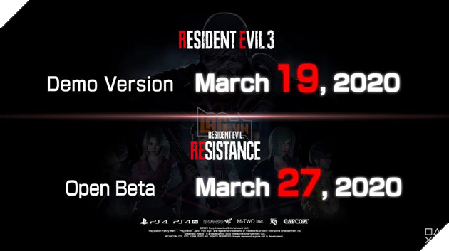 Resident Evil 3 Remake chính thức công bố ngày phát hành bản chơi thử