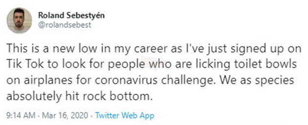 Ava Louise và thử thách liếm bồn cầu mùa Corona là gì và Xu hướng mới kinh dị như thế nào? 6