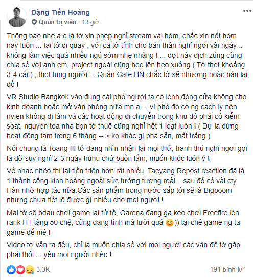 ViruSs chia sẻ những dự định sắp tới, tiết lộ tình hình kinh doanh thất bát, VR Studio Bangkok gần như phá sản, mất trắng - Ảnh 2.