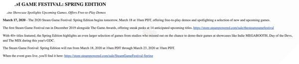 Steam Game Festival chính thức trở lại, được chơi thử đến 40 tựa game