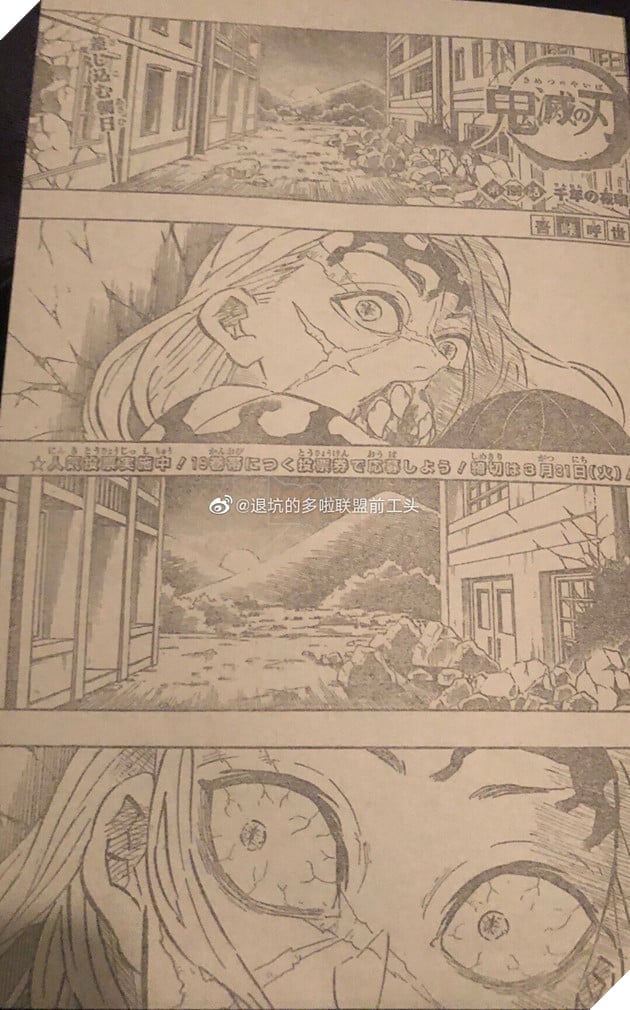 Spoiler Kimetsu No Yaiba tập 199 - Muzan biến thành đứa trẻ khổng lồ và bị thiêu đốt bởi ánh mặt trời