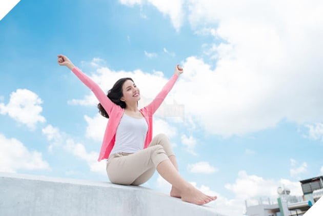 Kimochi được dùng để miêu tả tâm trạng thoải mái ở con người