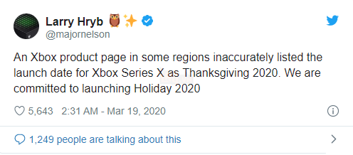 Xbox Series X sẽ được ra mắt vào cuối tháng 11/2020 2