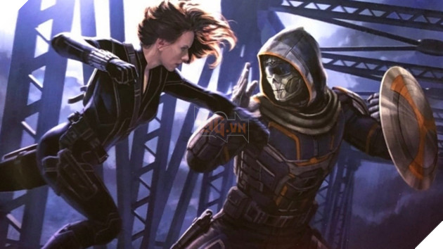 Black Widow: Loạt ảnh hé lộ tạo hình và bộ trang phục chi tiết của phản diện Task Master 3