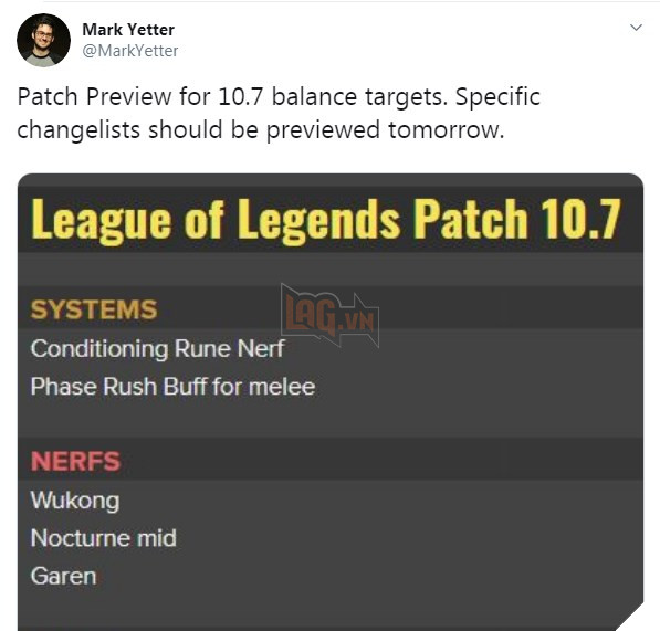 LMHT: Chi tiết bản cập nhật 10.7 - Akali và các bảng ngọc được buff mạnh tay