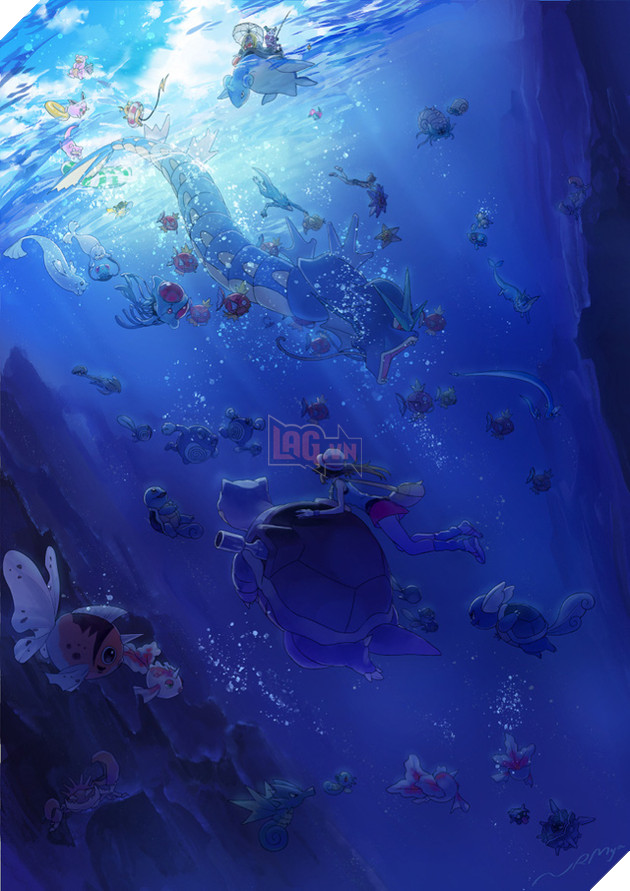 Xem loạt tranh Pokemon đẹp đến ngoạn mục của họa sĩ Nhật Bản - Ảnh 3.