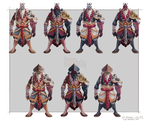 LMHT: Mê mẩn trước vẻ đẹp bá khí của Gangplank Huyết Nguyệt do fan thiết kế - Ảnh 2.