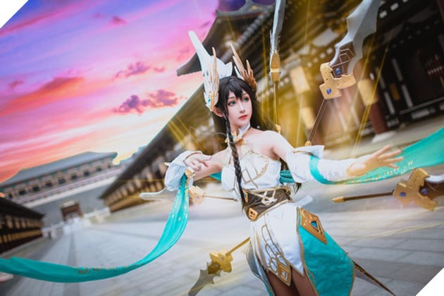 LMHT: Choáng váng vì vẻ đẹp tựa thần tiên tỉ tỉ trong bộ cosplay Irelia Tiên Kiếm của nữ game thủ Trung Quốc - Ảnh 4.