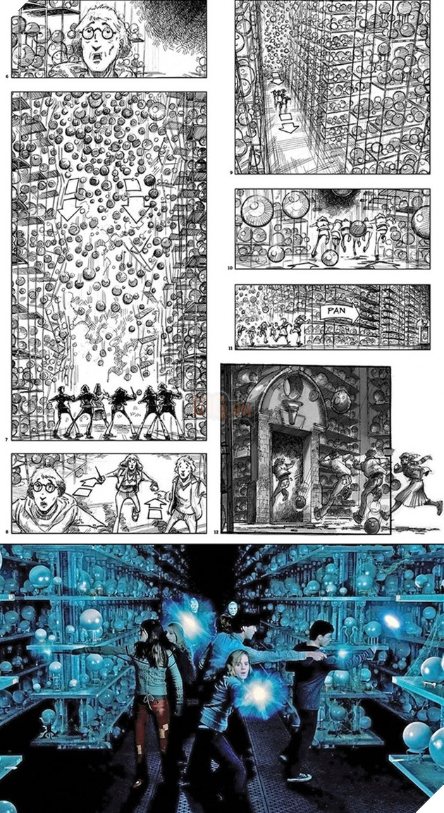 Rợn người trước bản phác họa trước phân cảnh trong những bộ phim nổi tiếng  6