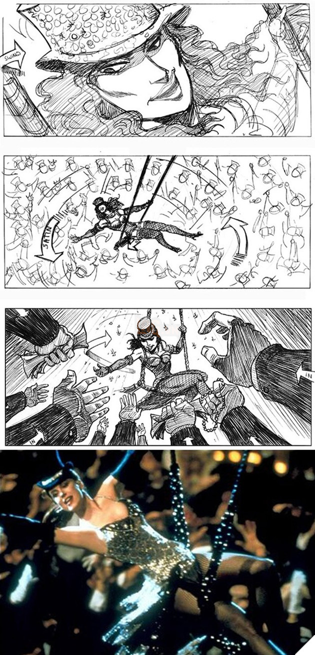 Rợn người trước bản phác họa trước phân cảnh trong những bộ phim nổi tiếng  3