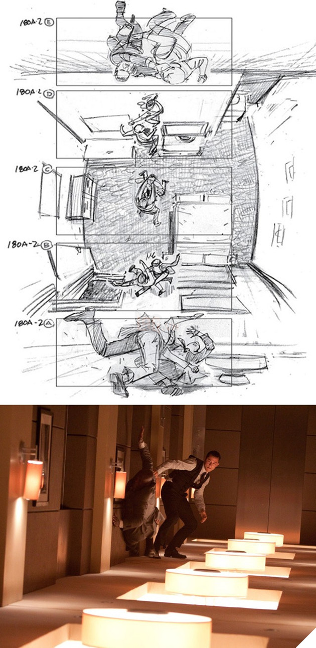 Rợn người trước bản phác họa trước phân cảnh trong những bộ phim nổi tiếng  7