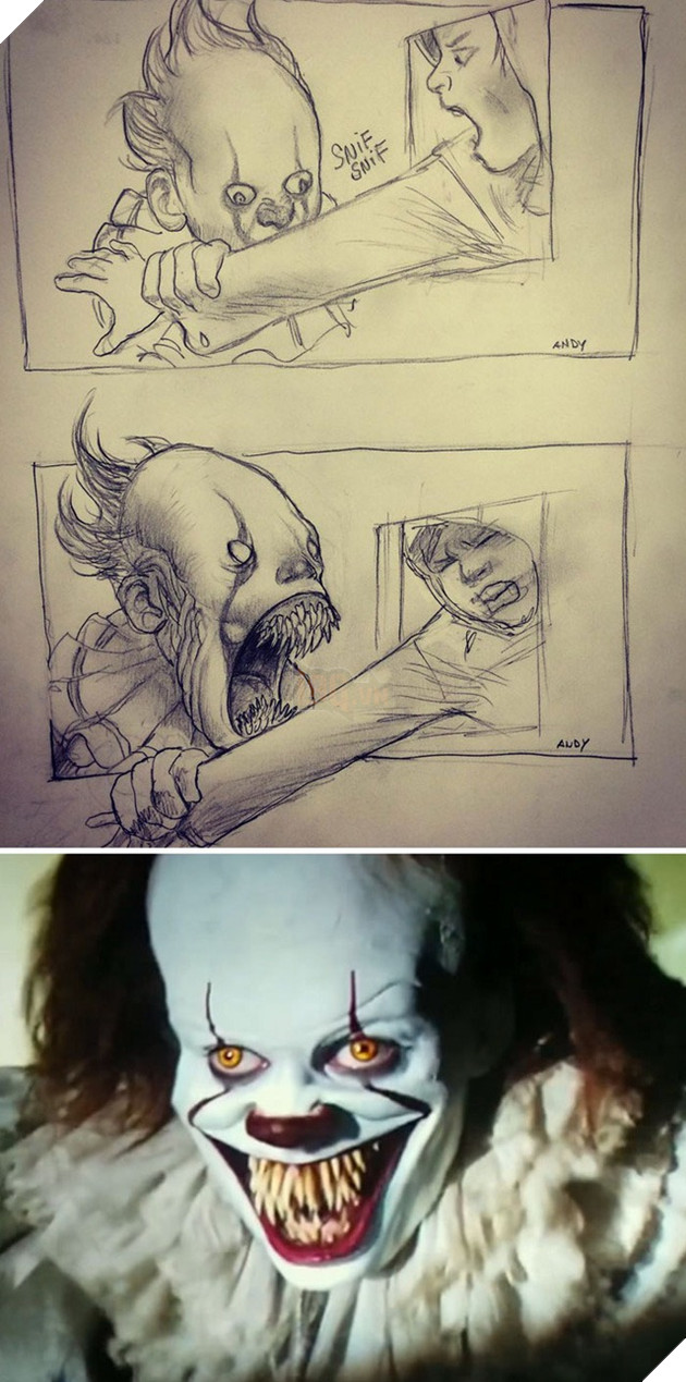 Rợn người trước bản phác họa trước phân cảnh trong những bộ phim nổi tiếng  8