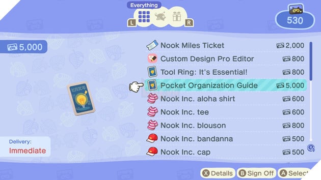 Animal Crossing: New Horizons - Hướng dẫn tăng không gian túi đồ 2