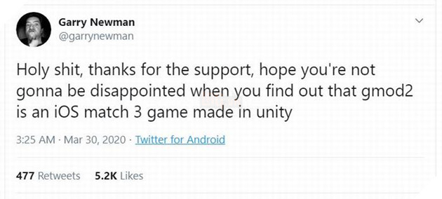 Gary's Mod 2 chính thức được xác nhận đang phát triển sau 16 năm vắng bóng 2