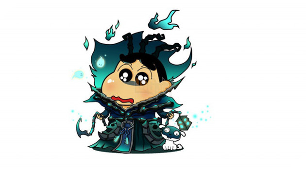 Cười ngất với phiên bản cosplay LMHT của Shin Cậu Bé Bút Chì - Ảnh 2.