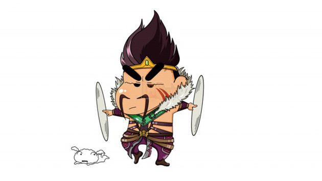 Cười ngất với phiên bản cosplay LMHT của Shin Cậu Bé Bút Chì - Ảnh 3.