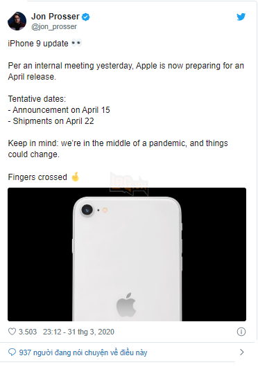 Apple có thể sẽ ra mắt iPhone SE 2020 vào ngày hôm nay 2