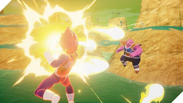 Dragon Ball Z: Kakarot hé lộ chi tiết lạ khi Super Saiyan God đấu với Beerus 4