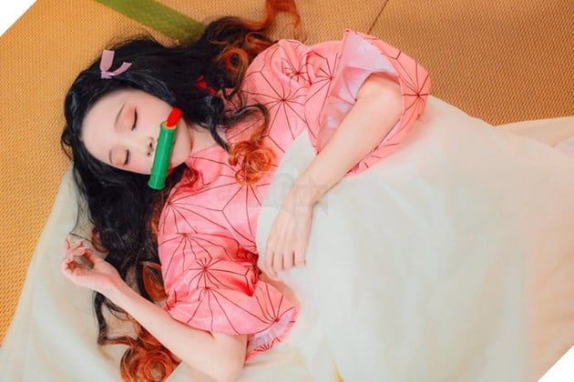 Ngẩn ngơ trước vẻ dễ thương của nàng Nezuko trong màn hóa thân của coser Tiểu Nhu - Ảnh 19.