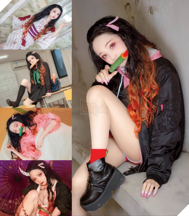 Ngẩn ngơ trước vẻ dễ thương của nàng Nezuko trong màn hóa thân của coser Tiểu Nhu - Ảnh 18.