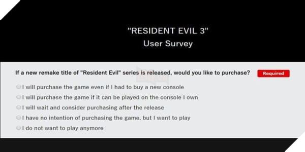 Capcom khảo sát người hâm mộ về nhu cầu trải nghiệm một bản Remake khác 2
