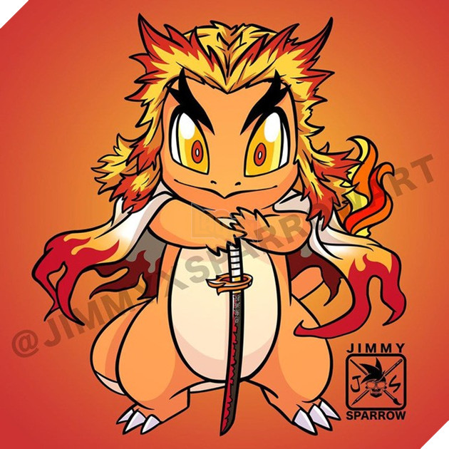 Các Pokemon vào vai trụ cột trong Kimetsu no Yaiba sẽ trông như thế nào? - Ảnh 4.