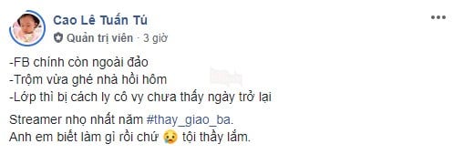 LMHT: Chẳng ai nhọ như Thầy Ba, vừa mất Facebook, bị trộm viếng rồi giờ group Lớp Thấy Ba cũng bị hack mất