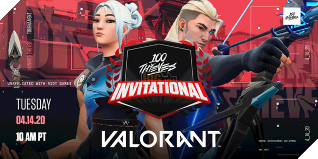 100 Thief mang đến giải đấu Valorant đầu tiên vào ngày 14/4 với nhiều streamer tham dự