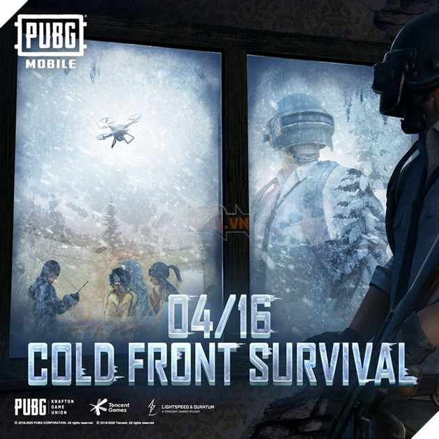 PUBG Mobile công bố ngày ra mắt chế độ Cold Front Survival với Máy bay không người lái