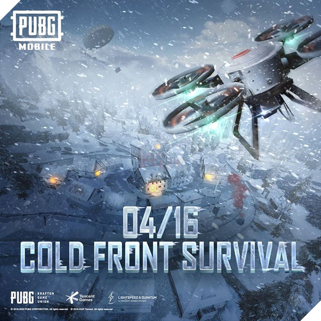 PUBG Mobile công bố ngày ra mắt chế độ Cold Front Survival với Máy bay không người lái 2