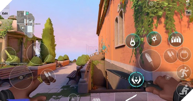 Valorant lộ phiên bản di động với những biểu tưởng điều khiển trên màn hình 2